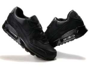 Кроссовки Nike Air Max 90 черные - фото справа и слева