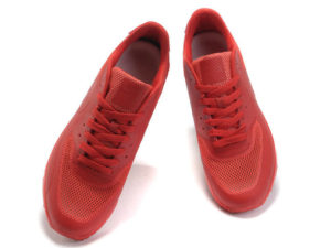 Кроссовки Nike Air Max 90 Hyperfuse мужские красные - фото спереди