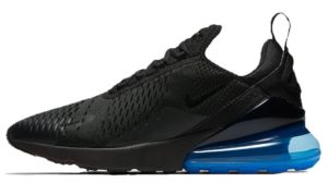 Nike Air Max 270 черные с синим (40-44)