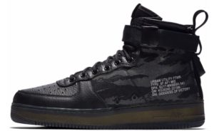 Кроссовки Nike Air Force 1 SF Camo Black черные (40-45)
