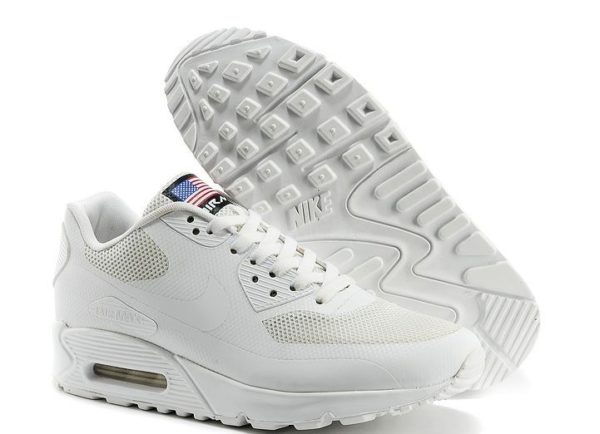 Nike Air Max 90 Hyperfuse White белые USA (41-44)