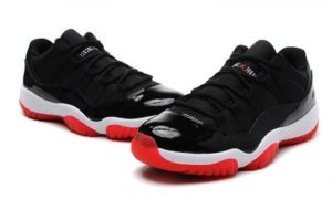 Nike Air Jordan 11 Retro черные с красным (40-45)