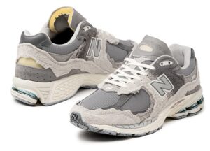 New Balance 2002R Protection Pack 'Rain Cloud' серые хаки замшевые с сеткой мужские (40-44)