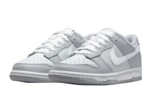 Nike SB Dunk Low Grey Fog серо-белые кожаные мужские-женские (36-44)