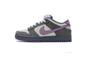 Nike SB Dunk Low Pro Purple Pigeon серые с фиолетовым нубук мужские (40-44)